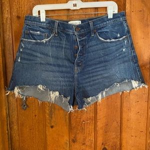 Abercrombie and Fitch high rise mom shorts